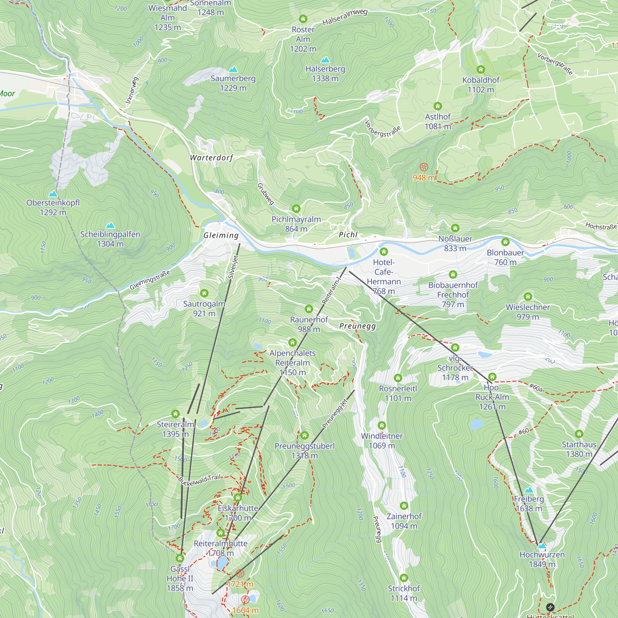 Raunerhof map