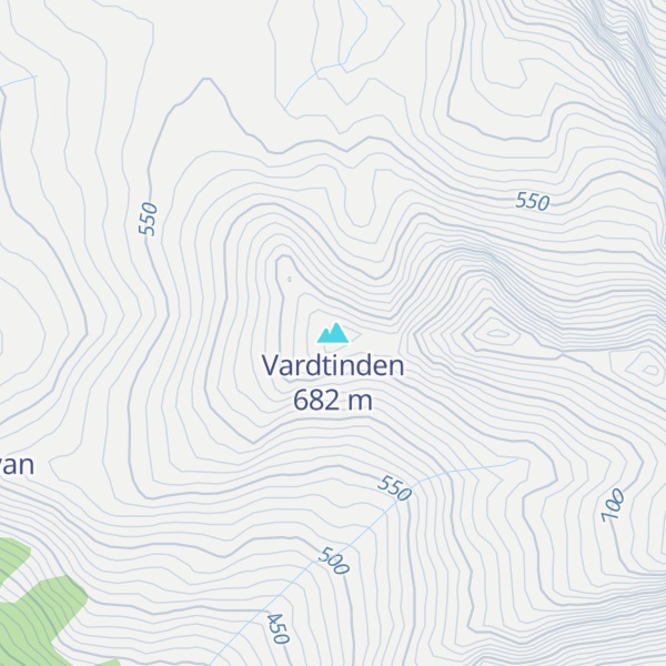 Map of Vardtinden