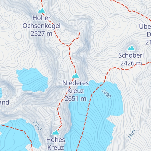 Map of Niederes Kreuz