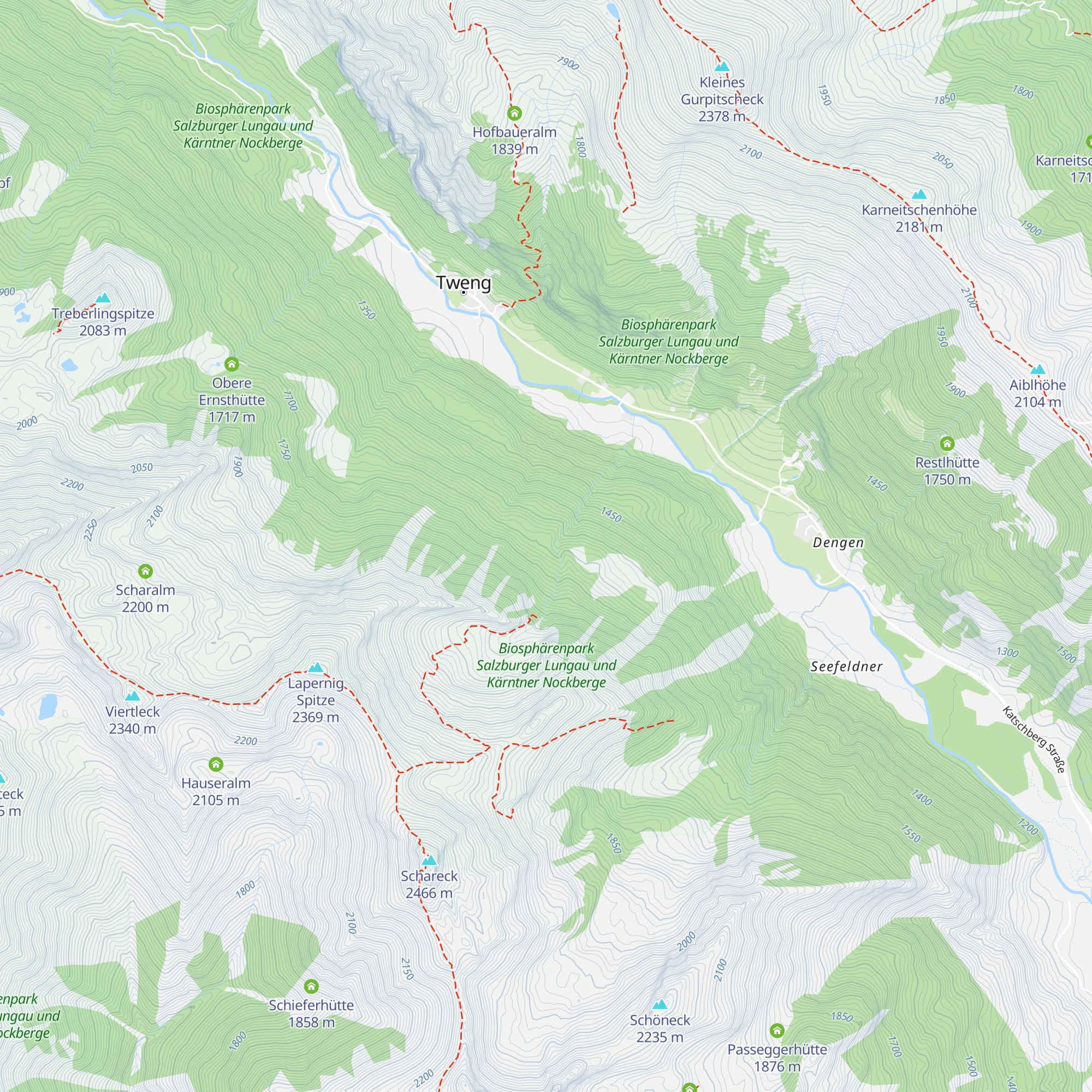 Graggaberhütte map