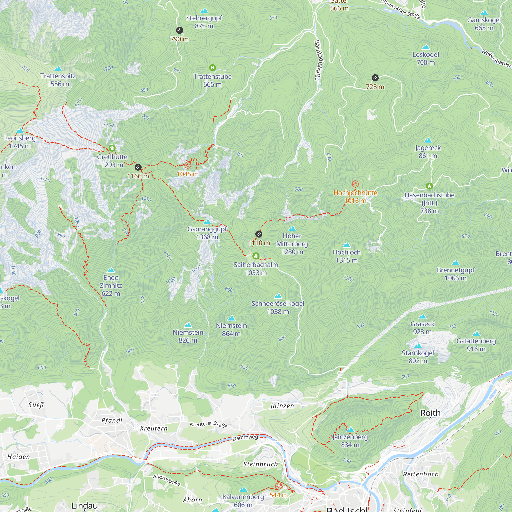 Saiherbachalm map