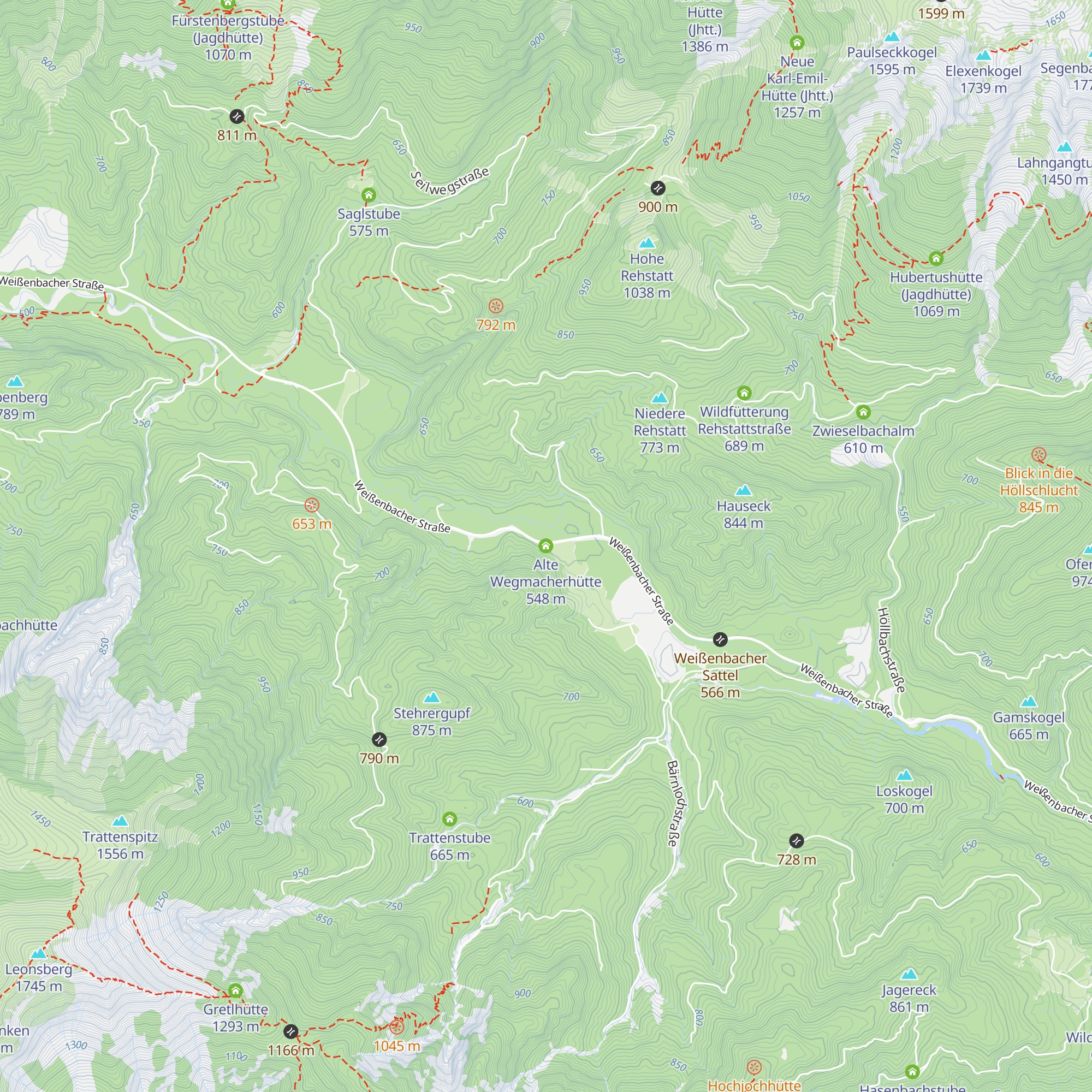 Alte Wegmacherhütte map