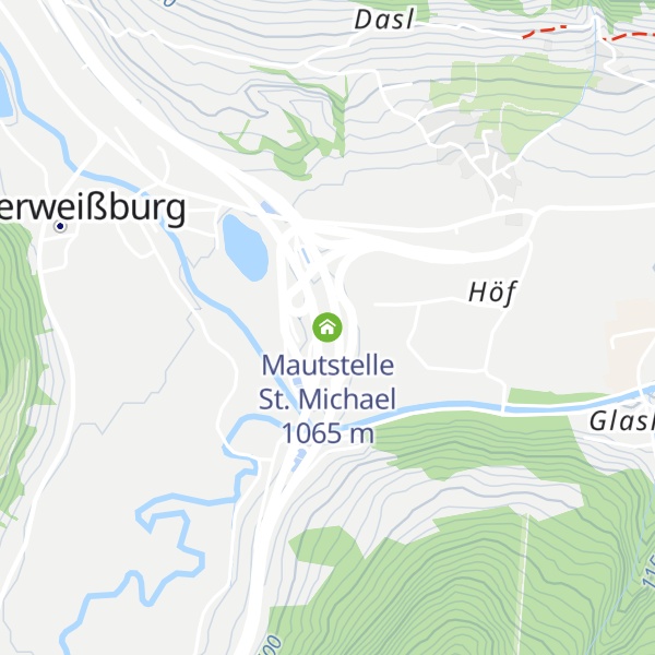 Map of Mautstelle St. Michael