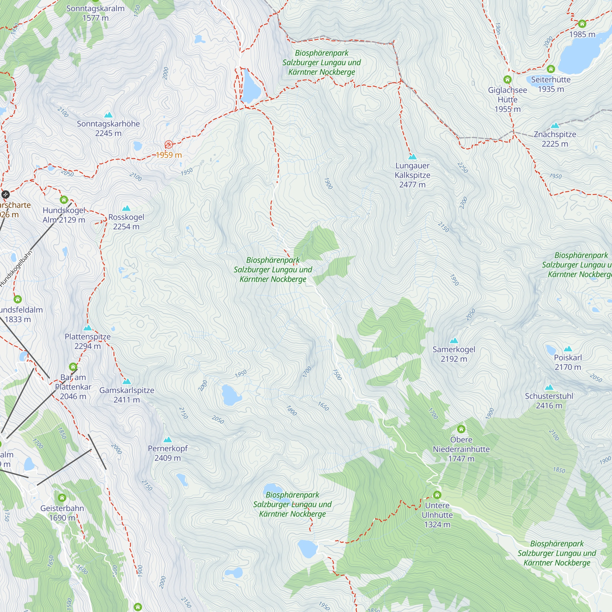 Obere Frimmlhütte map