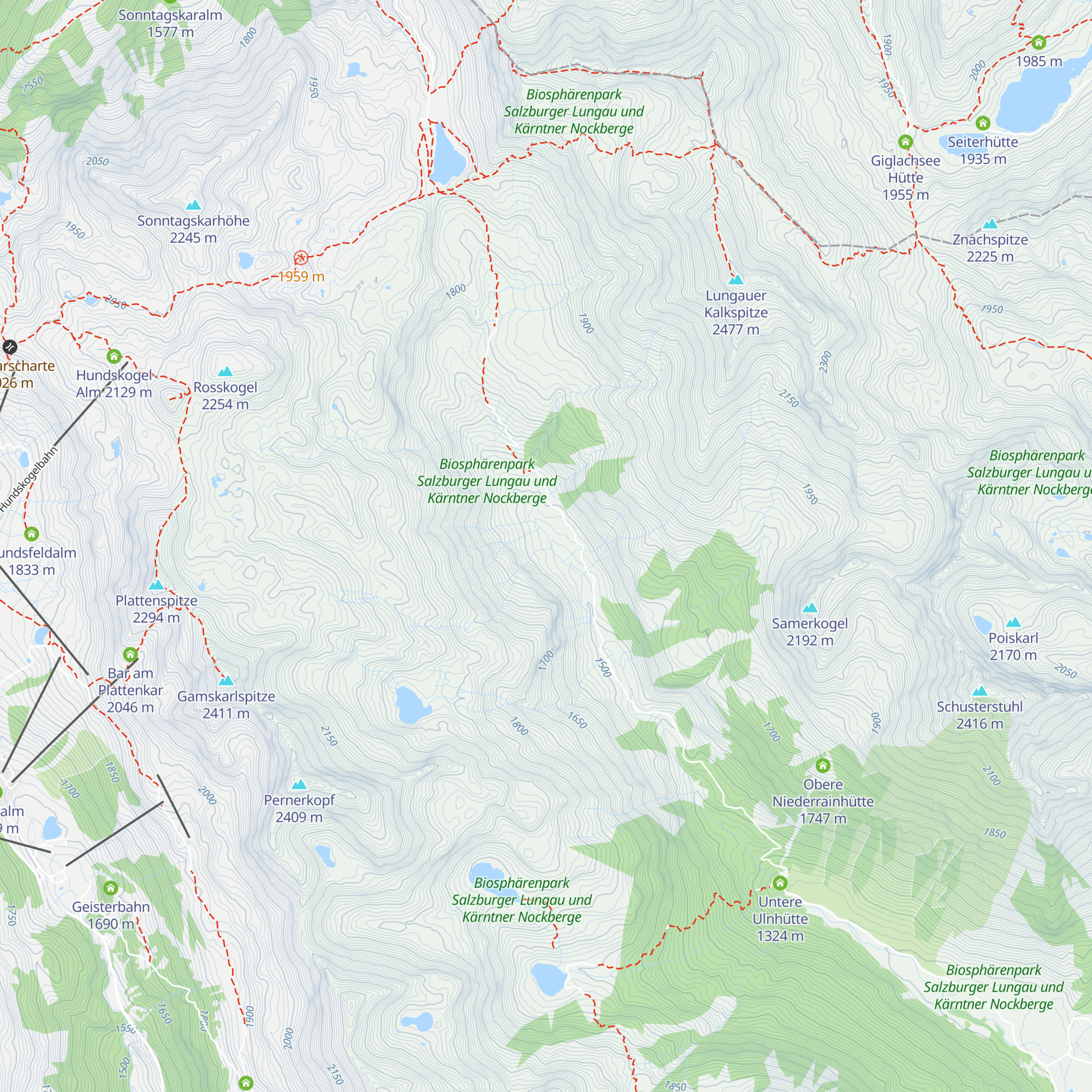 Obere Frimmlhütte map