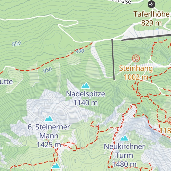 Map of Nadelspitze