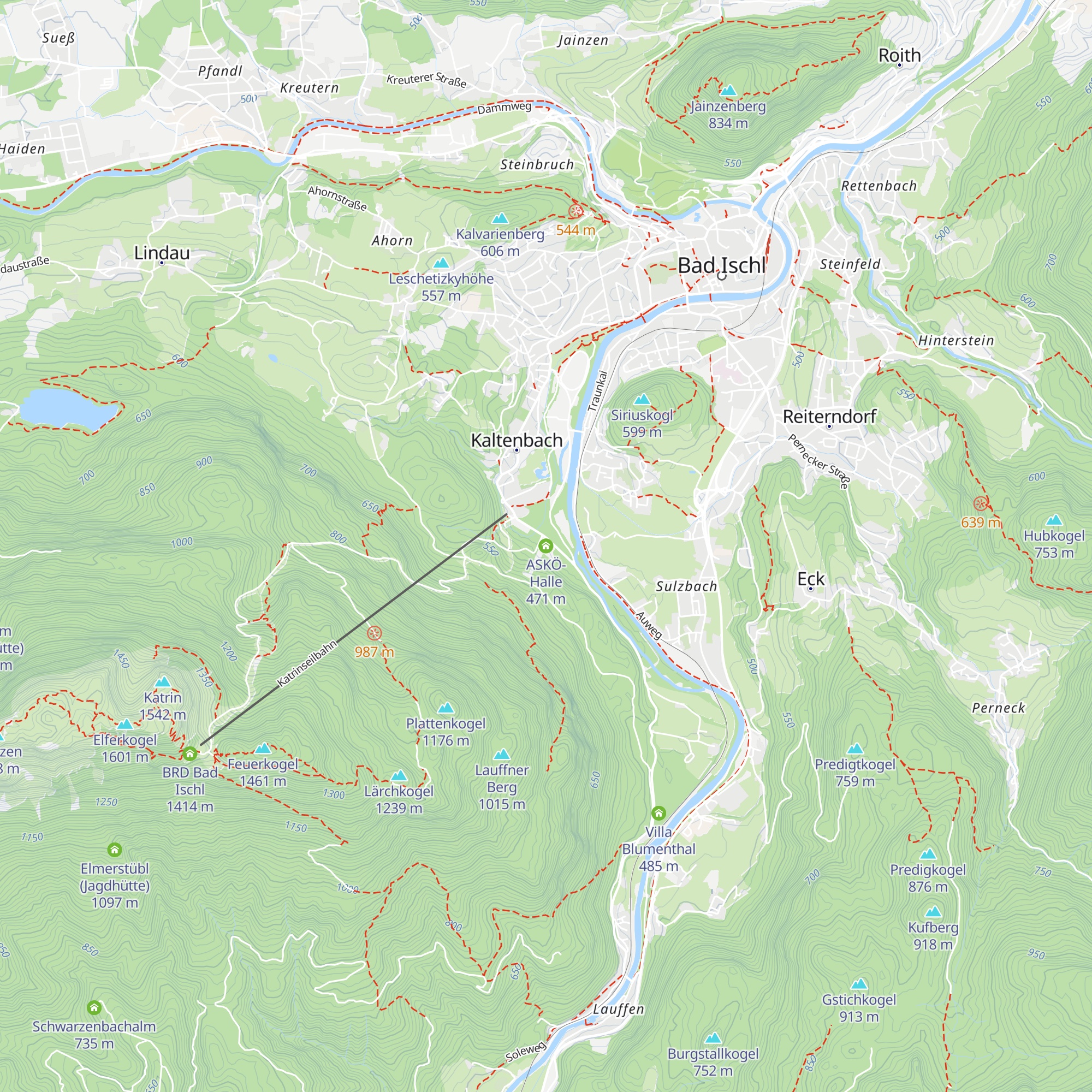 ASKÖ-Halle map
