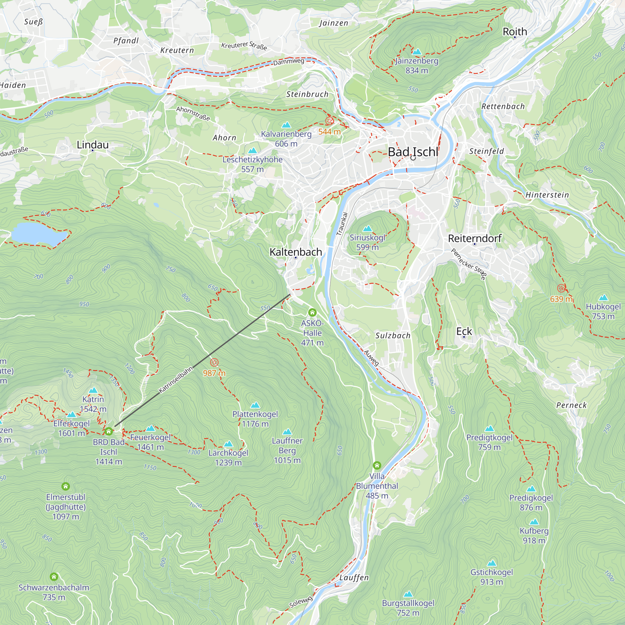 ASKÖ-Halle map