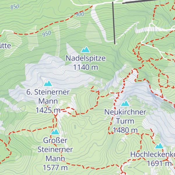 Map of Hohes Grenzeck