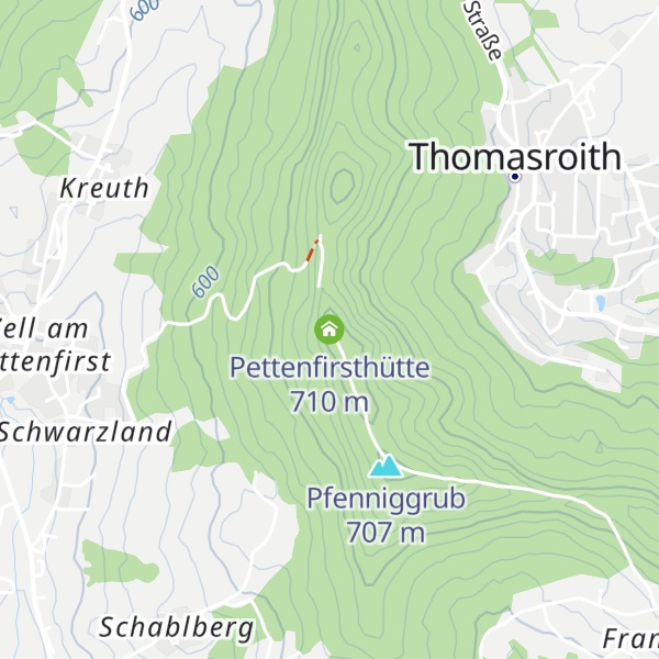 Map of Pettenfirsthütte