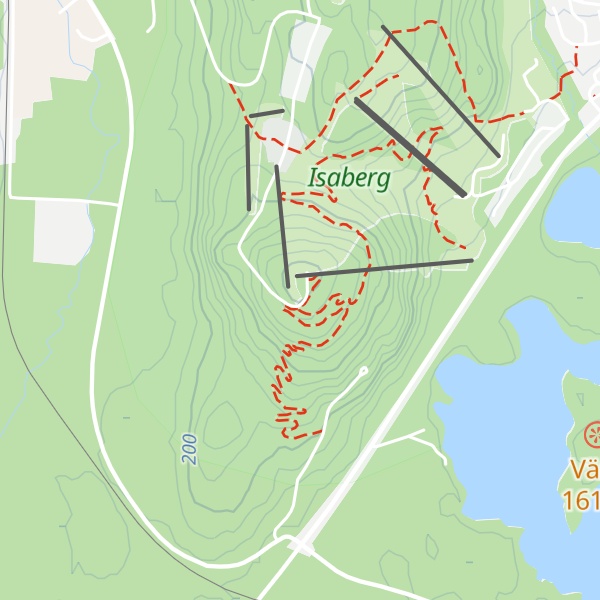 Map of Isaberg