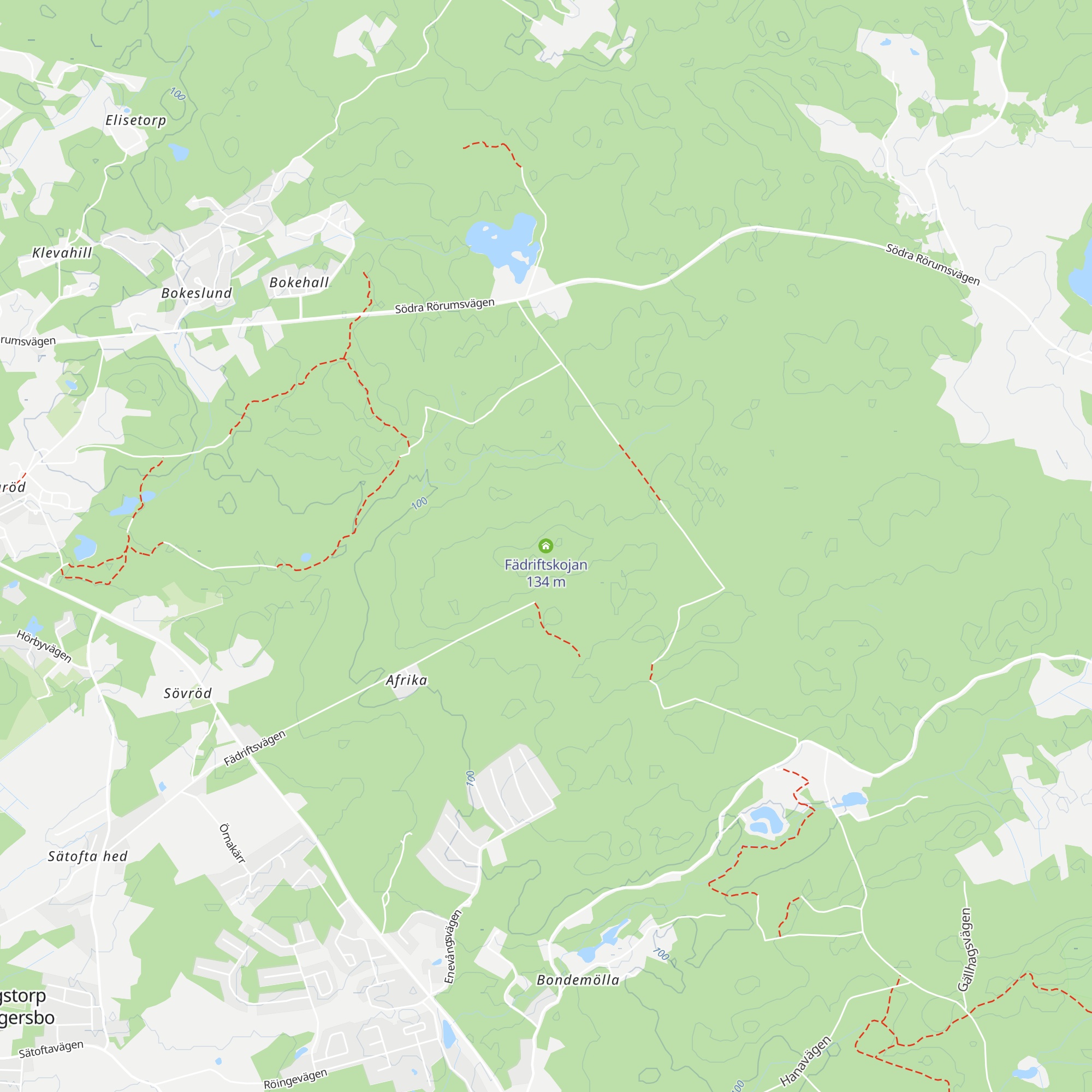 Fädriftskojan map