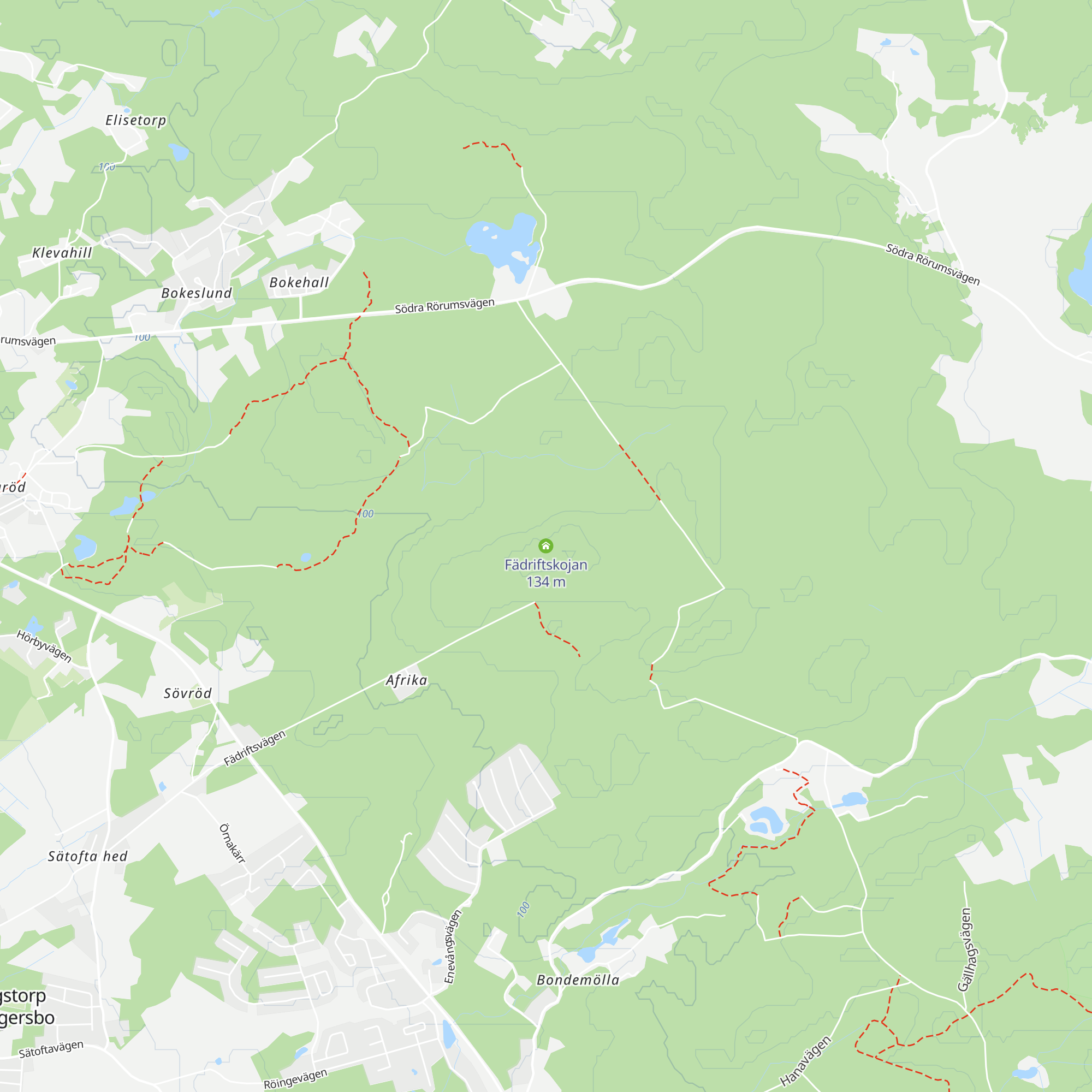Fädriftskojan map