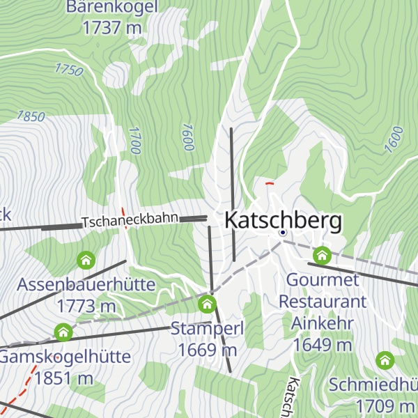 Map of Tschaneck-Kassa