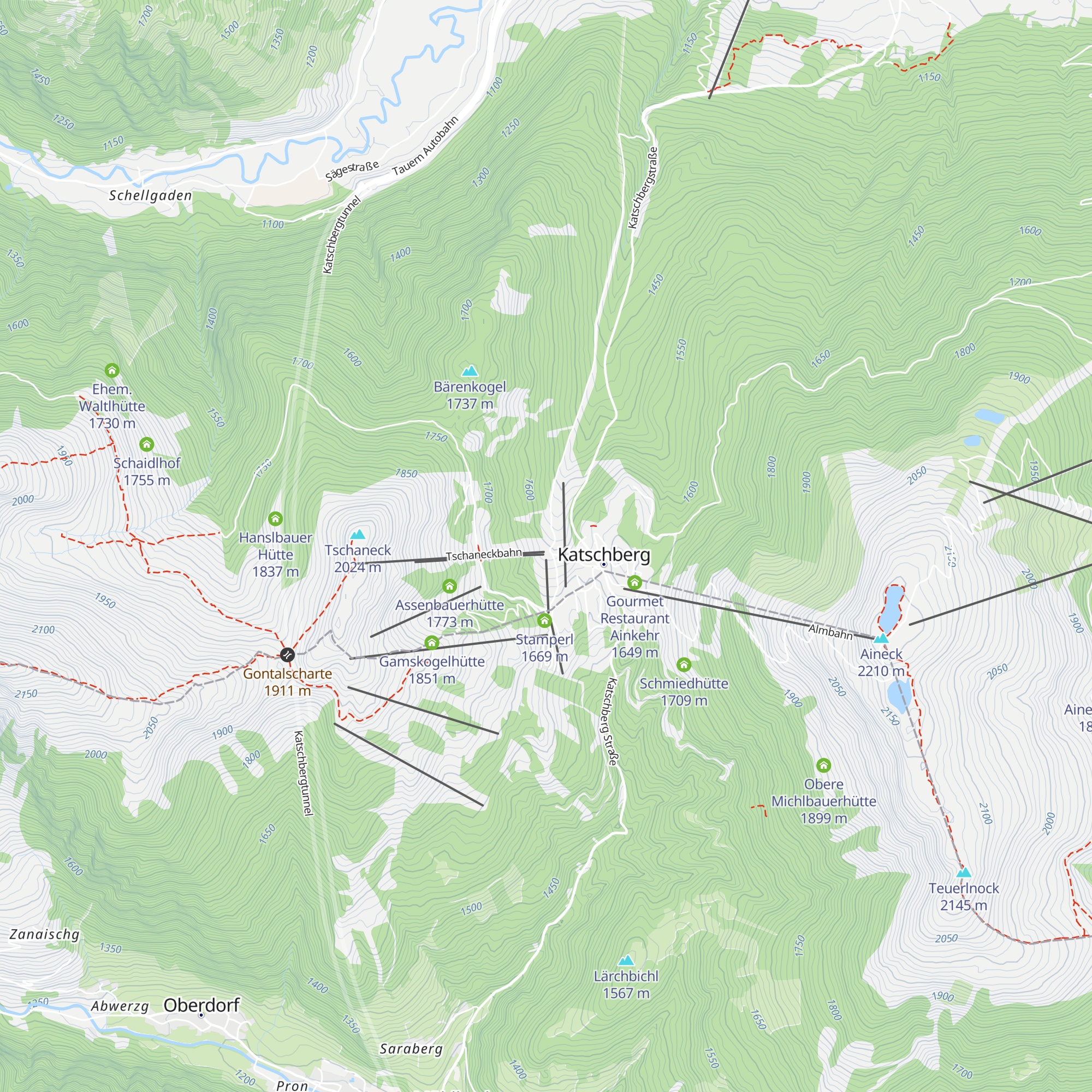 Tschaneck-Kassa map