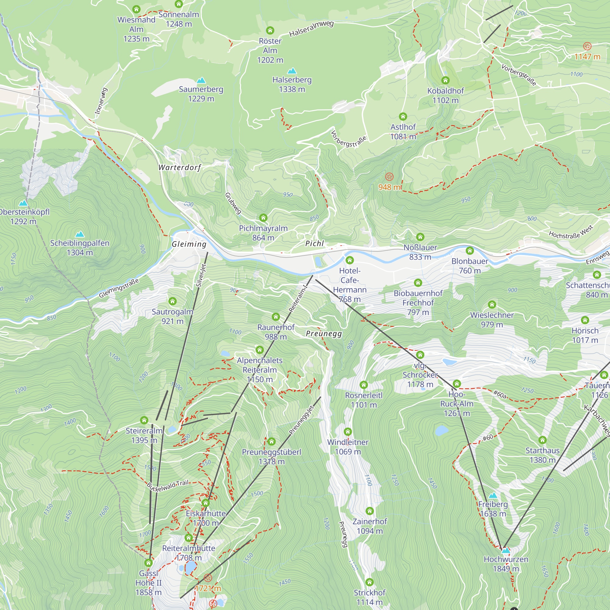 Edelbacherhof map