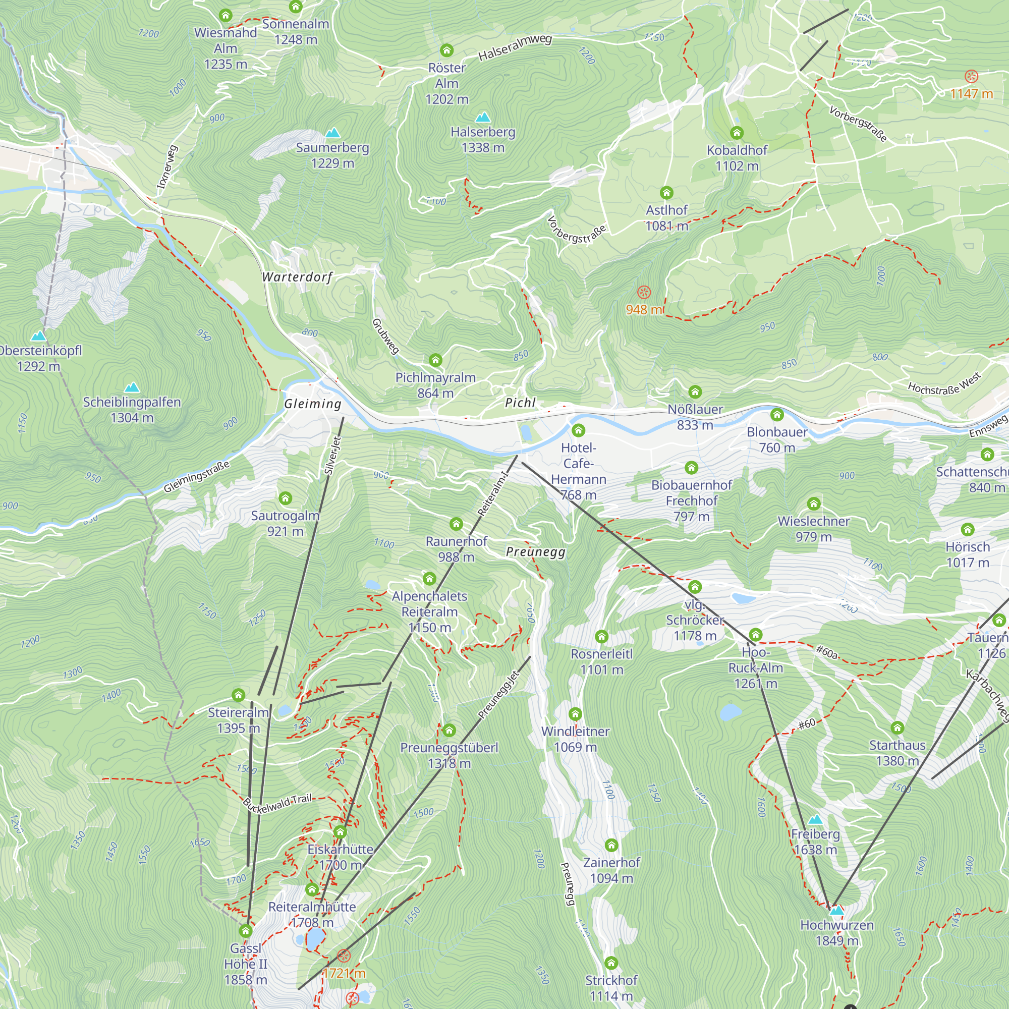 Edelbacherhof map