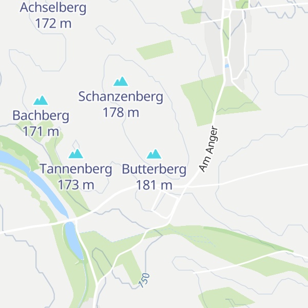 Map of Butterberg