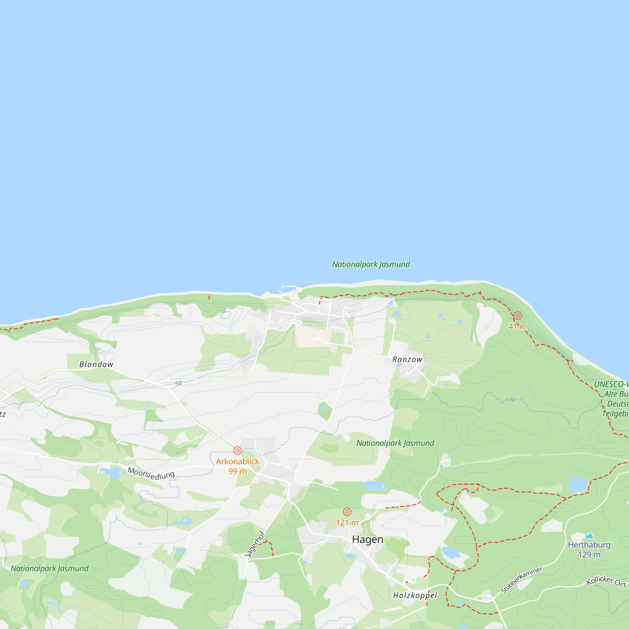 Touristinfo "Haus Linde" map