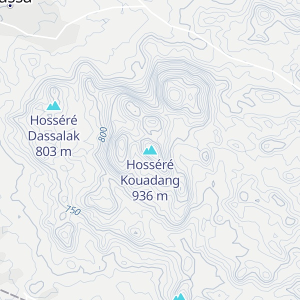 Map of Hosséré Kouadang