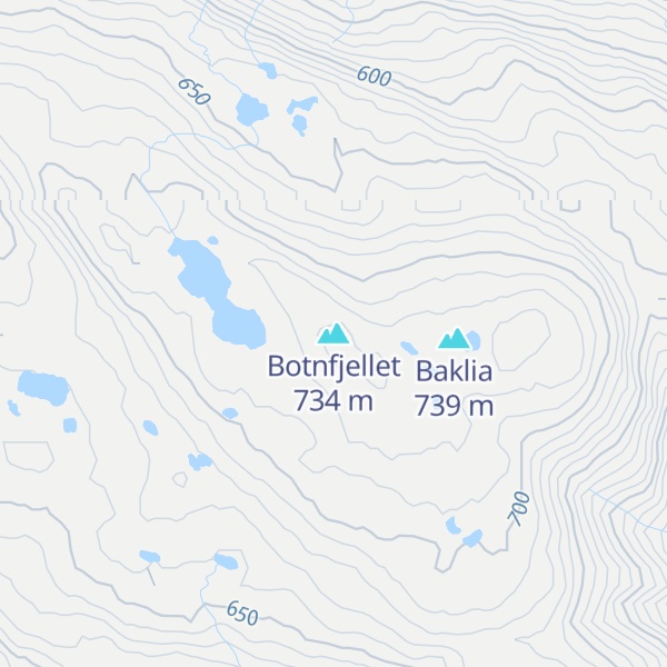 Map of Botnfjellet