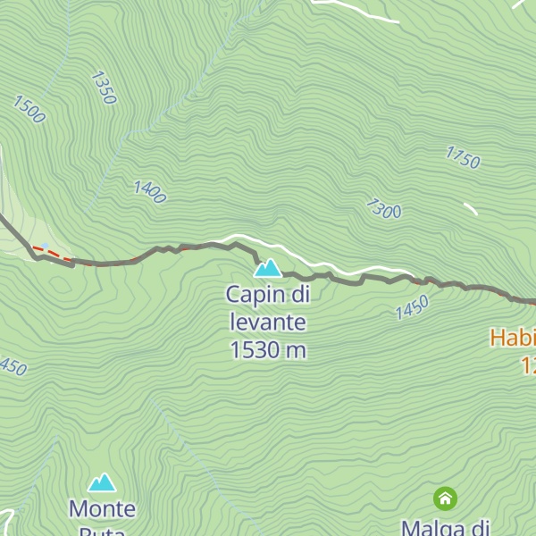 Map of Capin di levante
