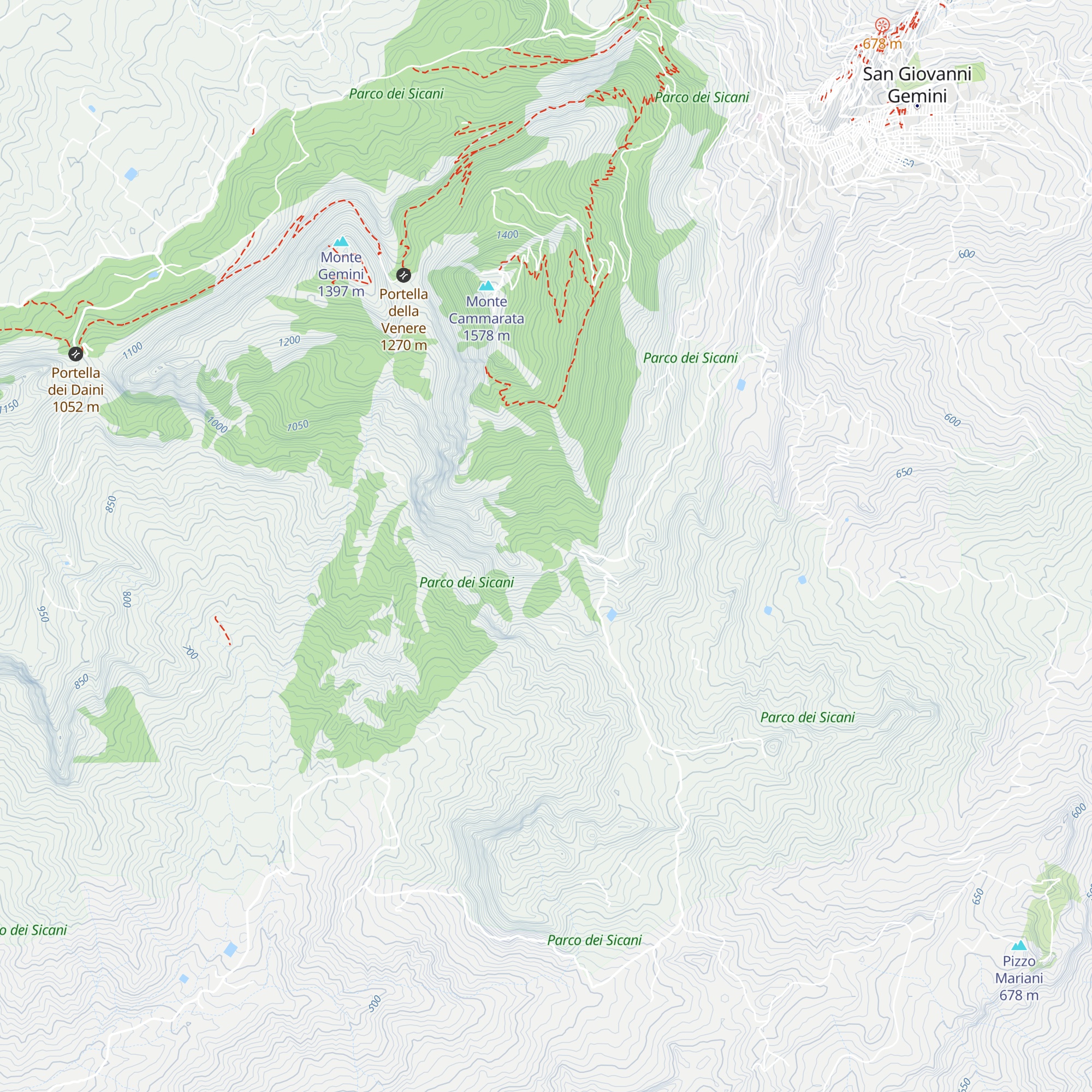 Rifugio forestale Case Ciccarello map