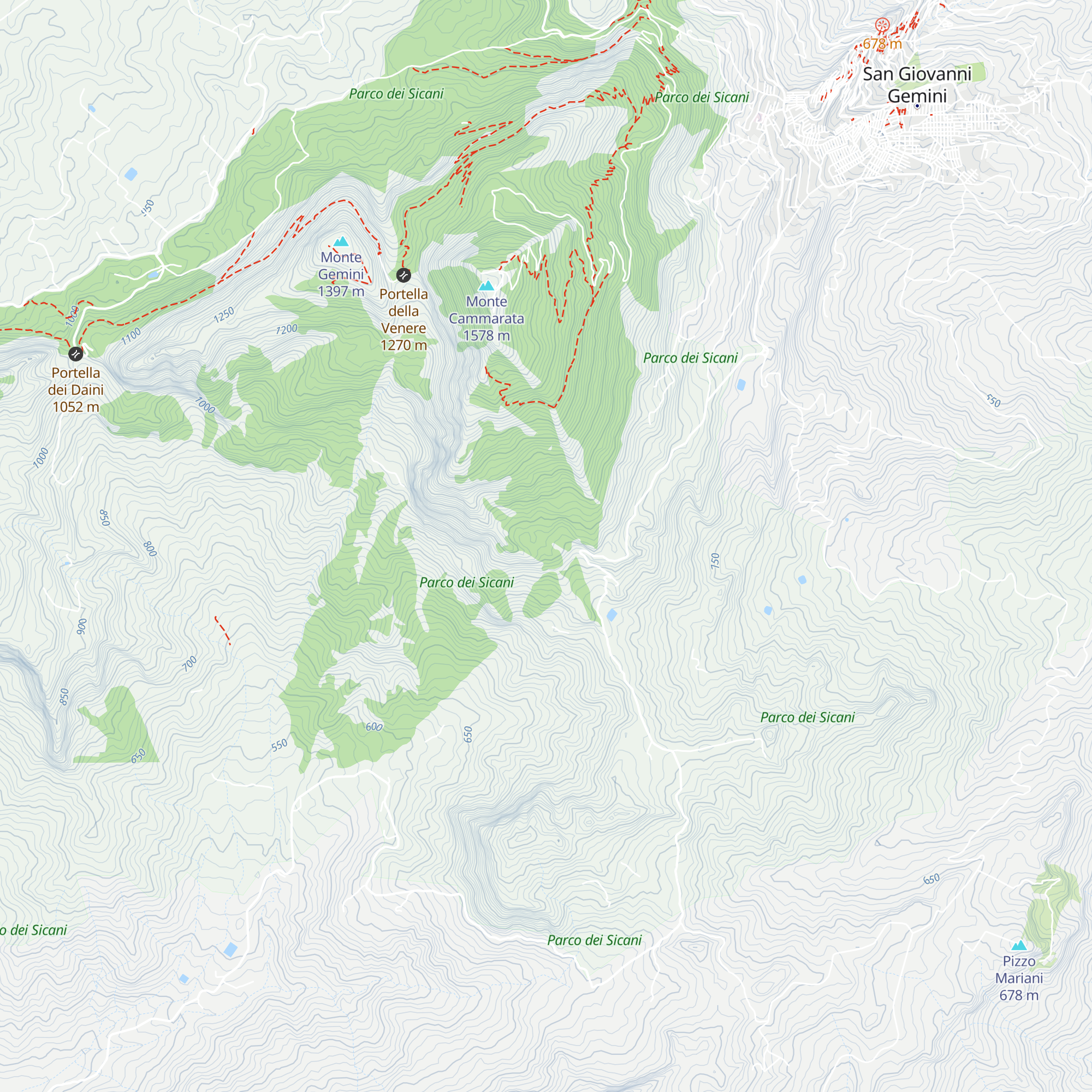 Rifugio forestale Case Ciccarello map