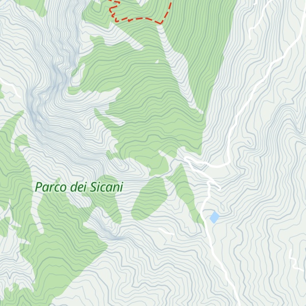 Map of Rifugio forestale Case Ciccarello