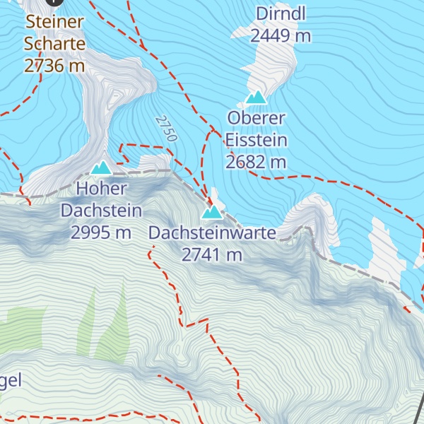 Map of Dachsteinwarte