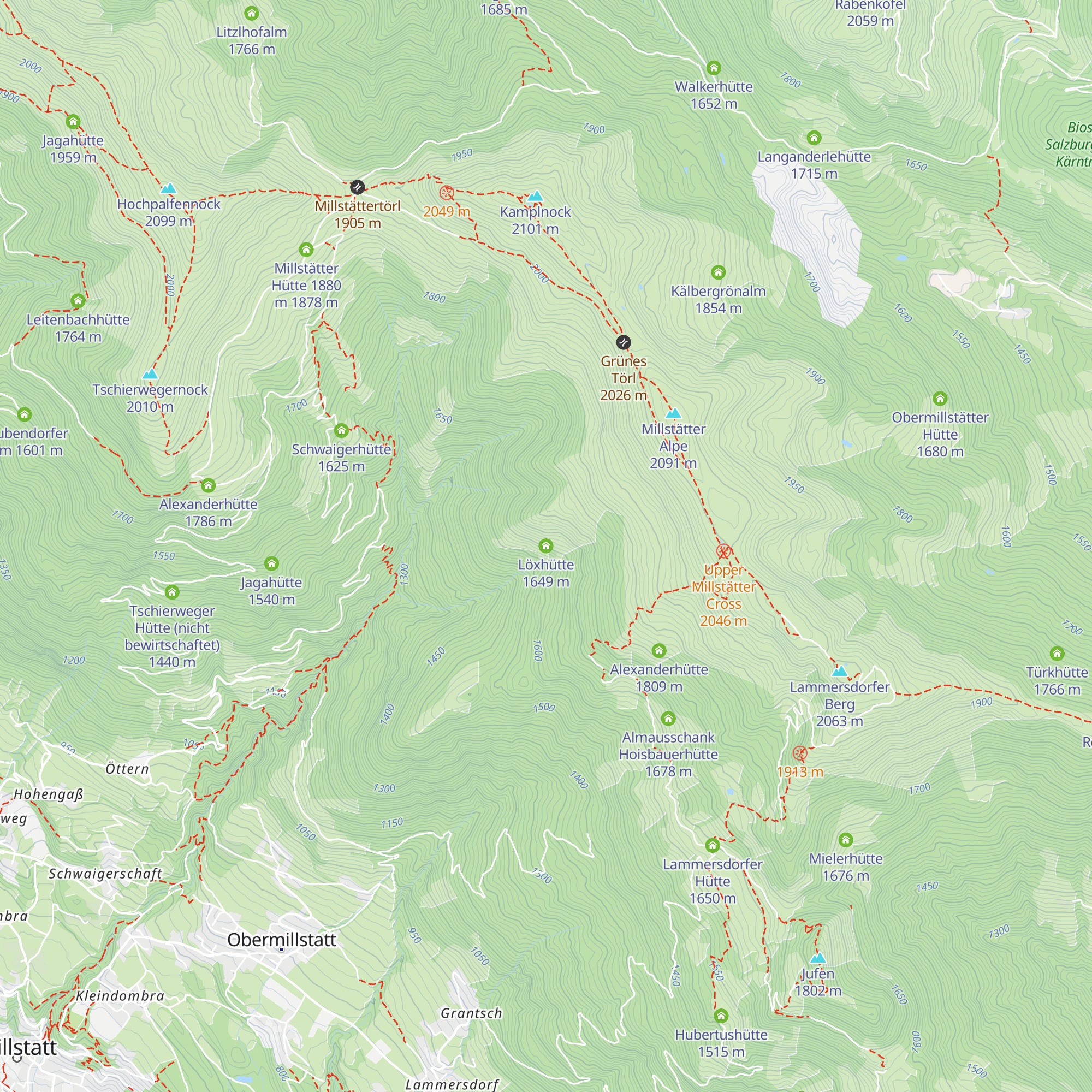 Löxhütte map