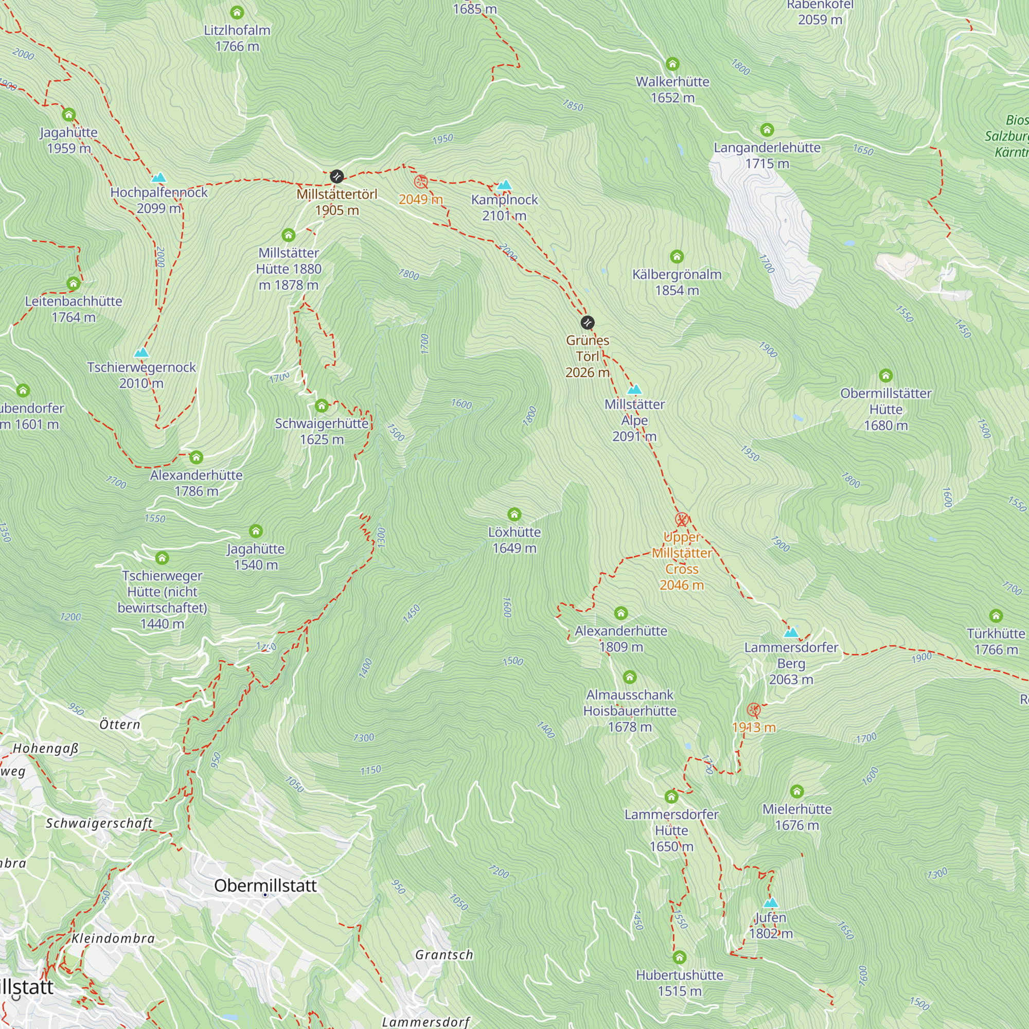 Löxhütte map