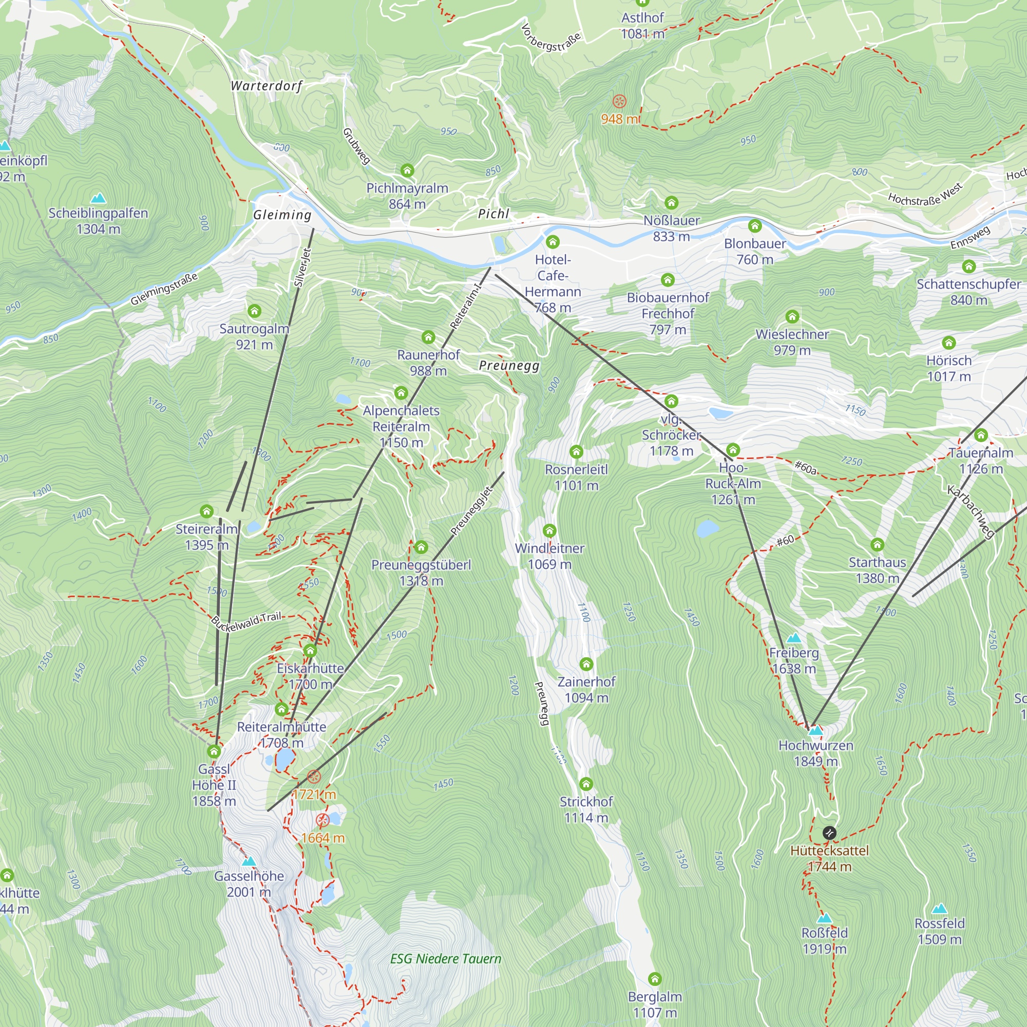 Haus Schütter map
