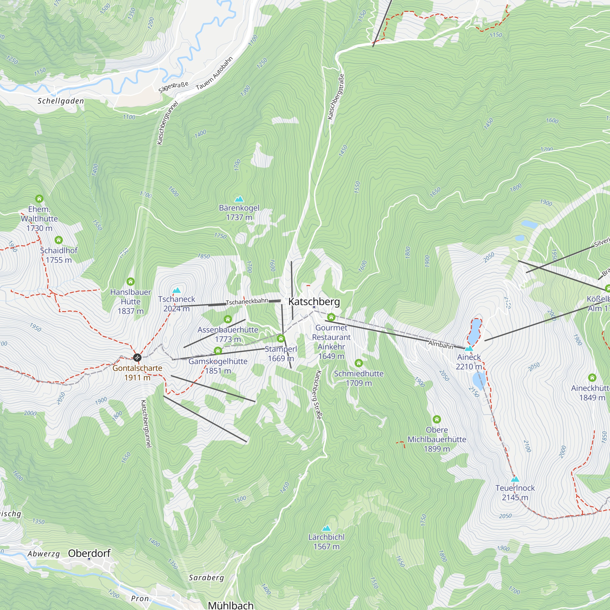 Hotel Sonnalm map