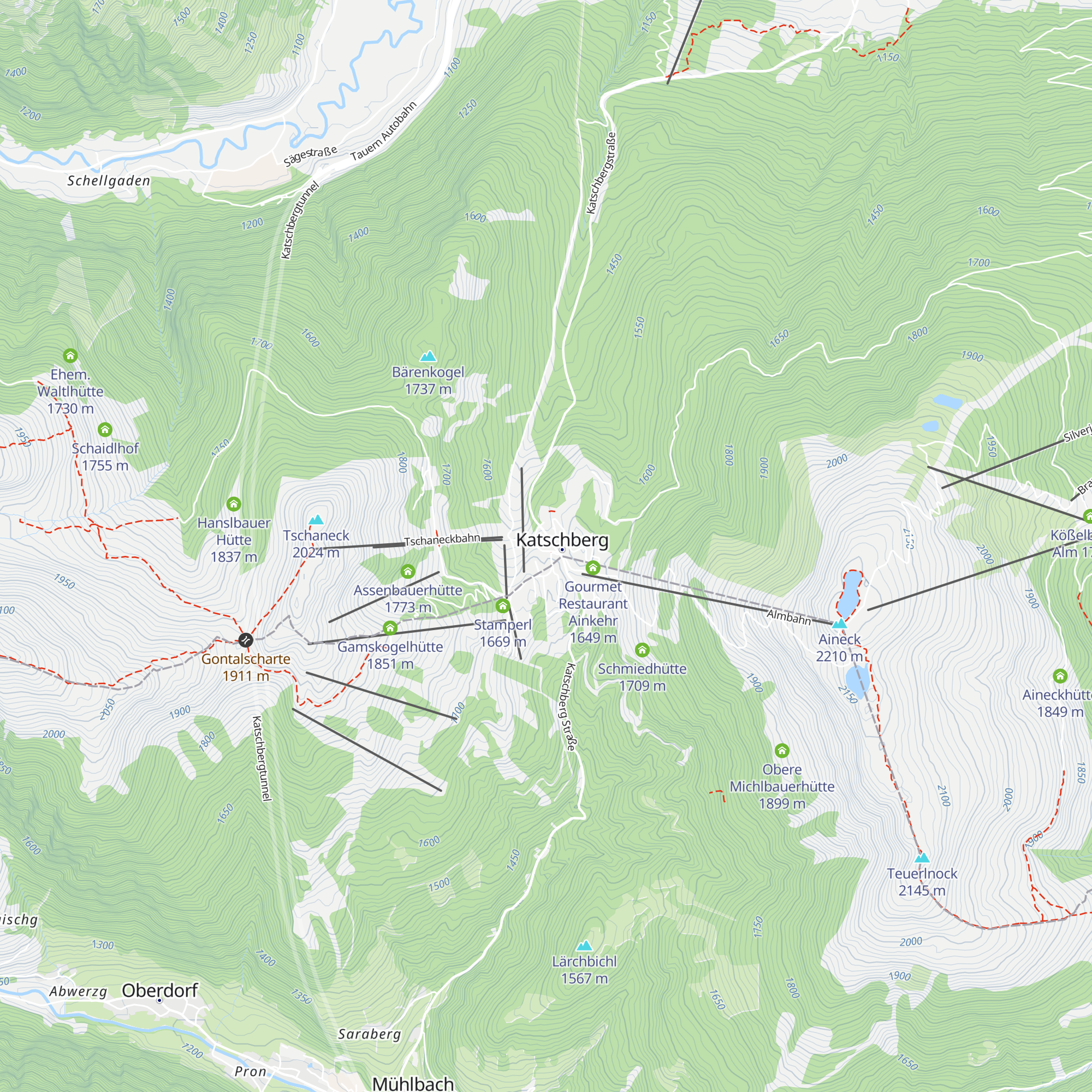 Hotel Sonnalm map