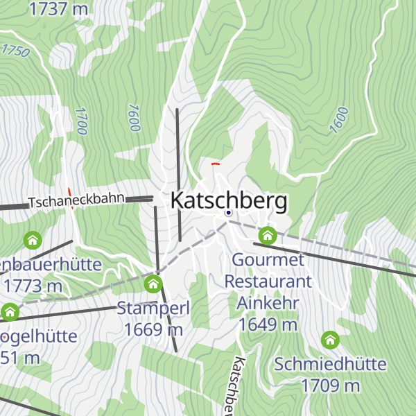 Map of Hotel Sonnalm