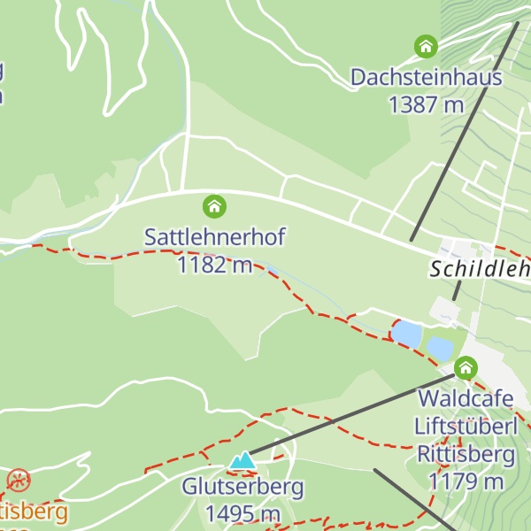 Map of Hütte