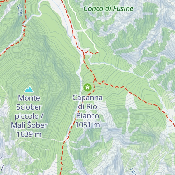 Map of Capanna di Rio Bianco