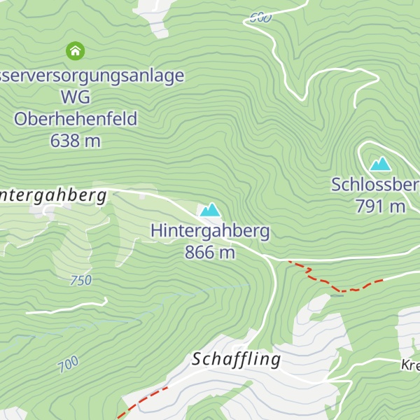 Map of Hintergahberg
