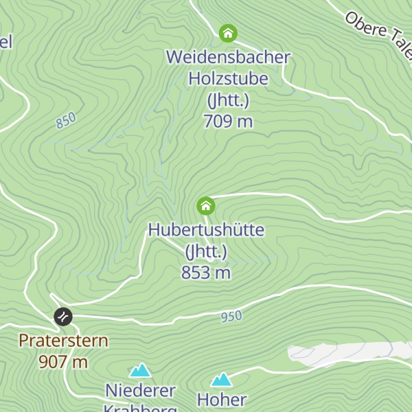 Map of Hubertushütte (Jhtt.)