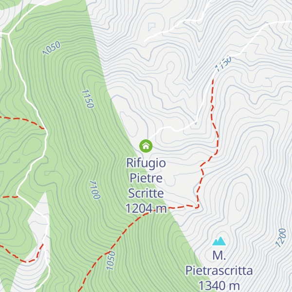 Map of Rifugio Pietre Scritte