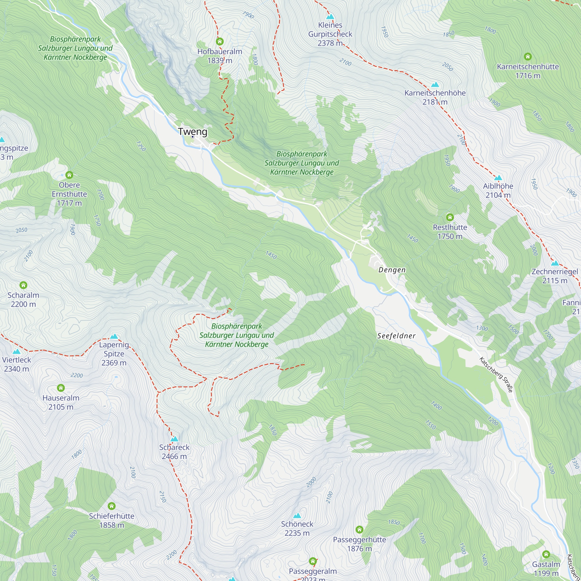 Laglerhütte map