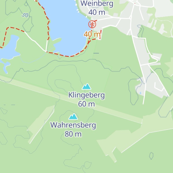 Map of Klingeberg
