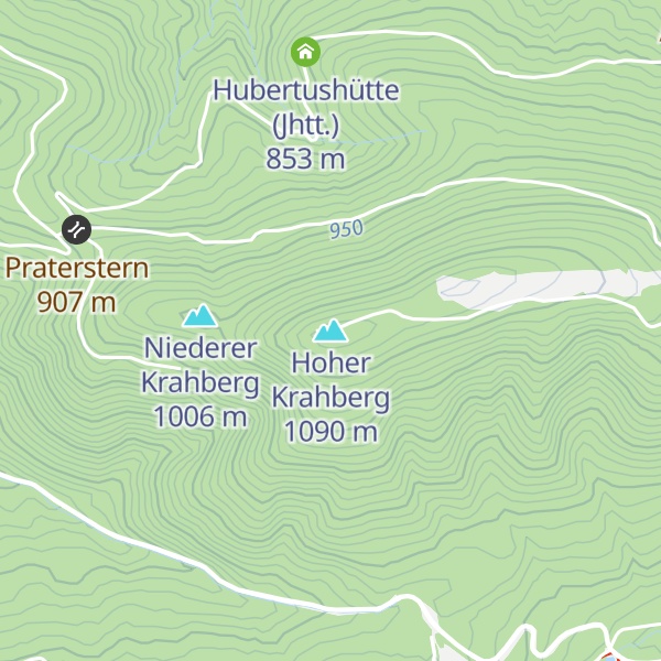 Map of Hoher Krahberg