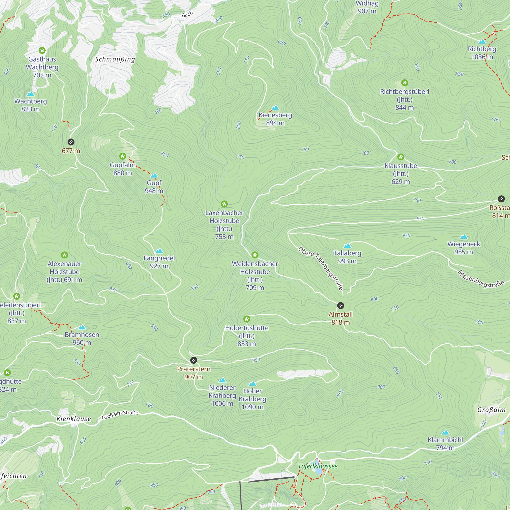Weidensbacher Holzstube (Jhtt.) map