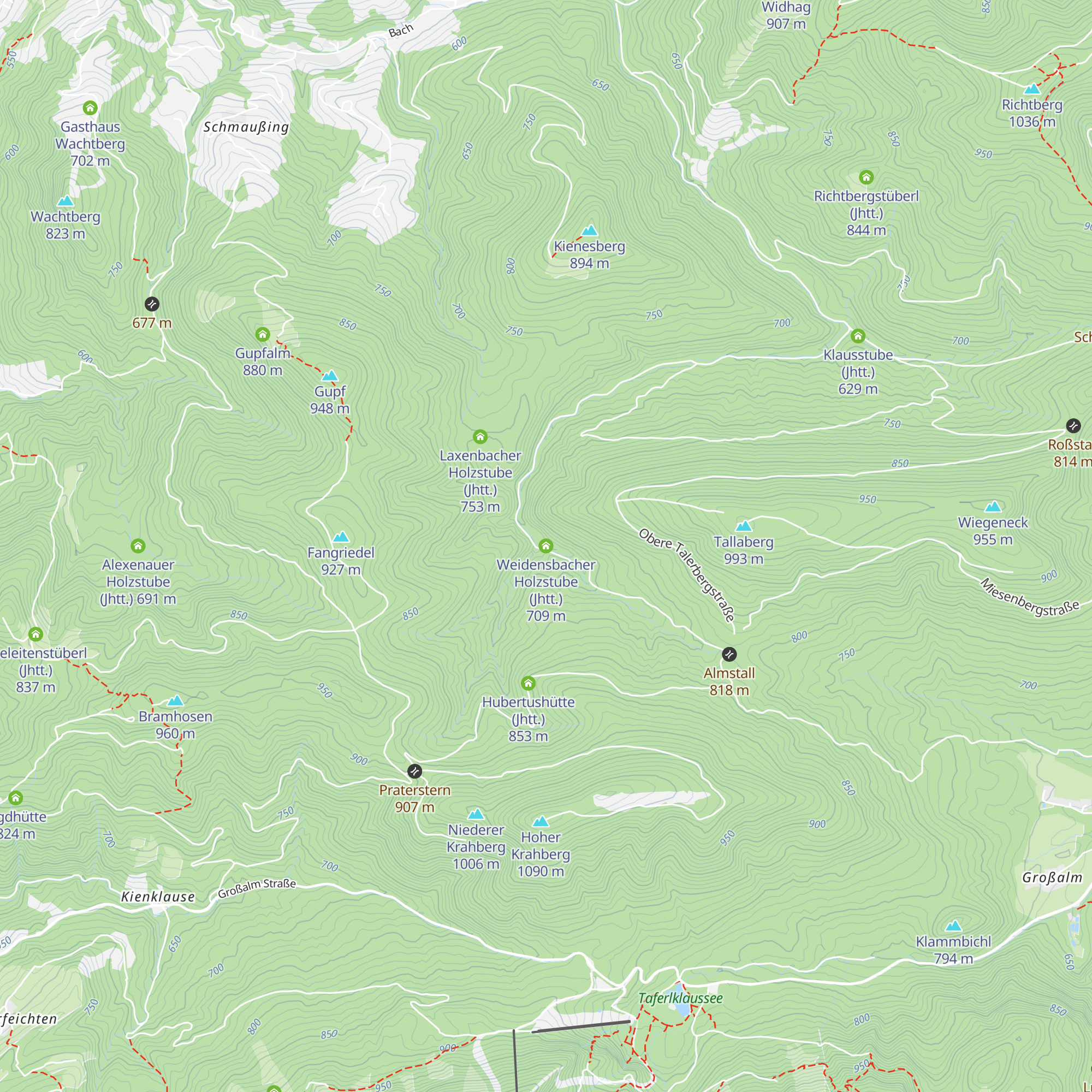 Weidensbacher Holzstube (Jhtt.) map