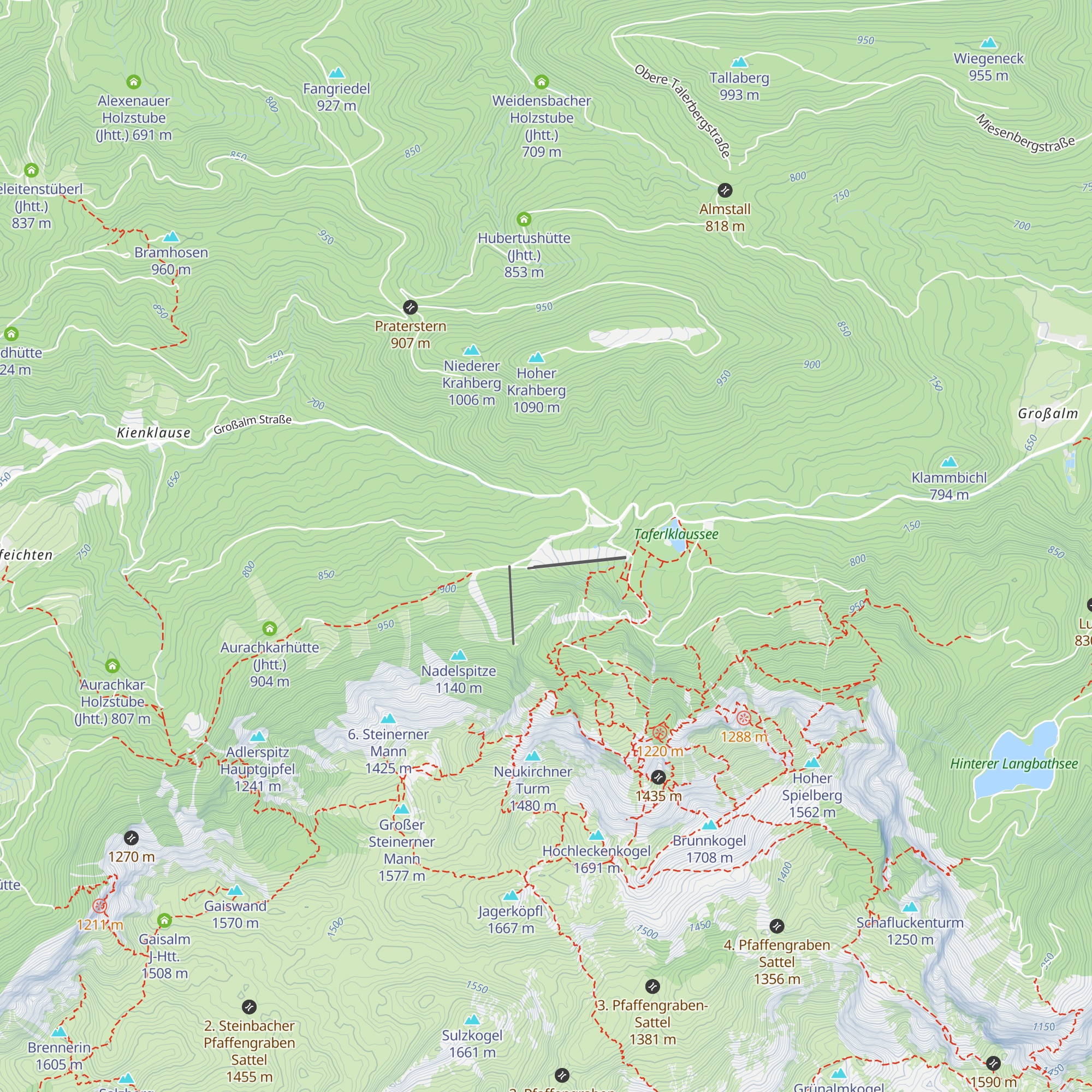 Liftstüberl - Fritz Mittendorfer map