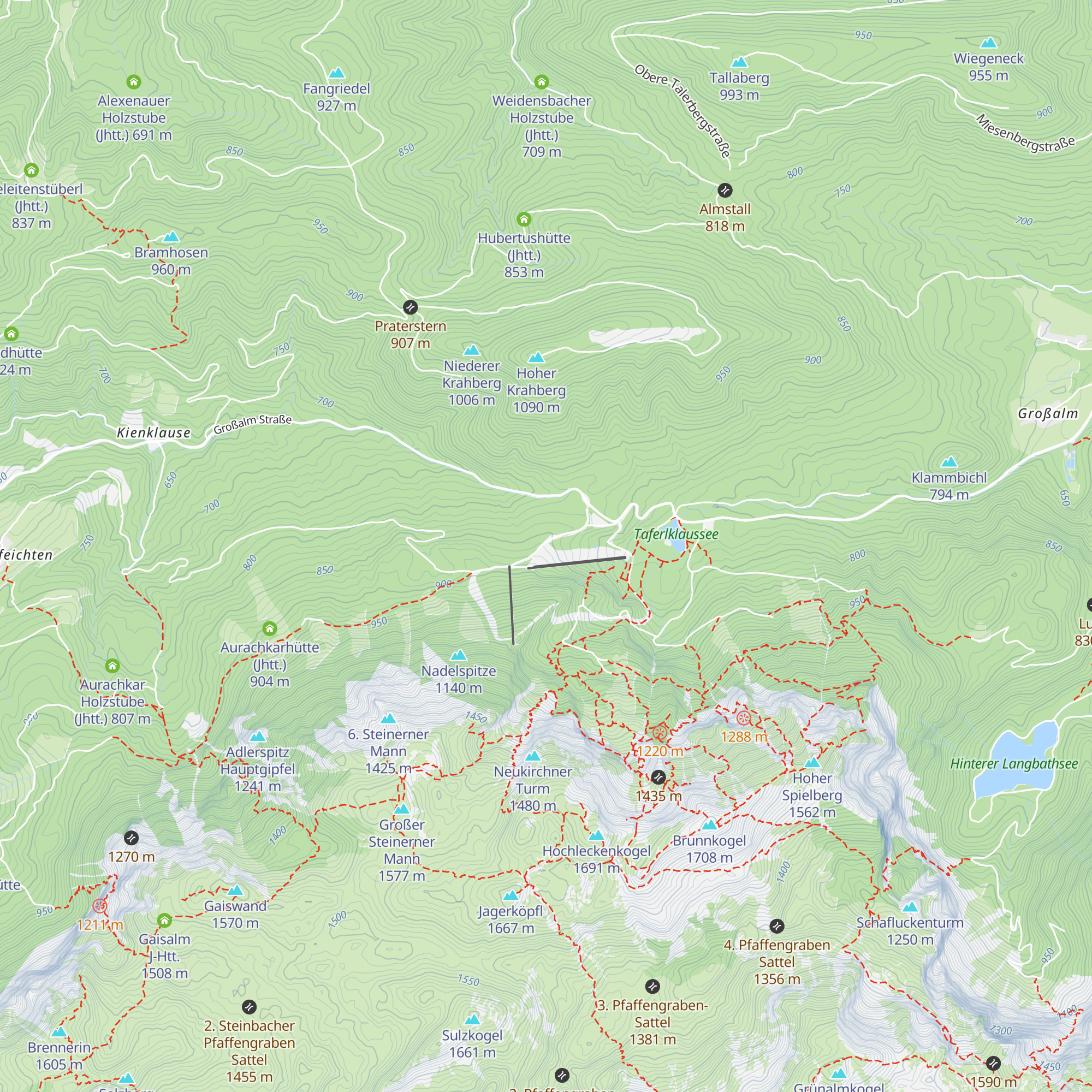 Liftstüberl - Fritz Mittendorfer map