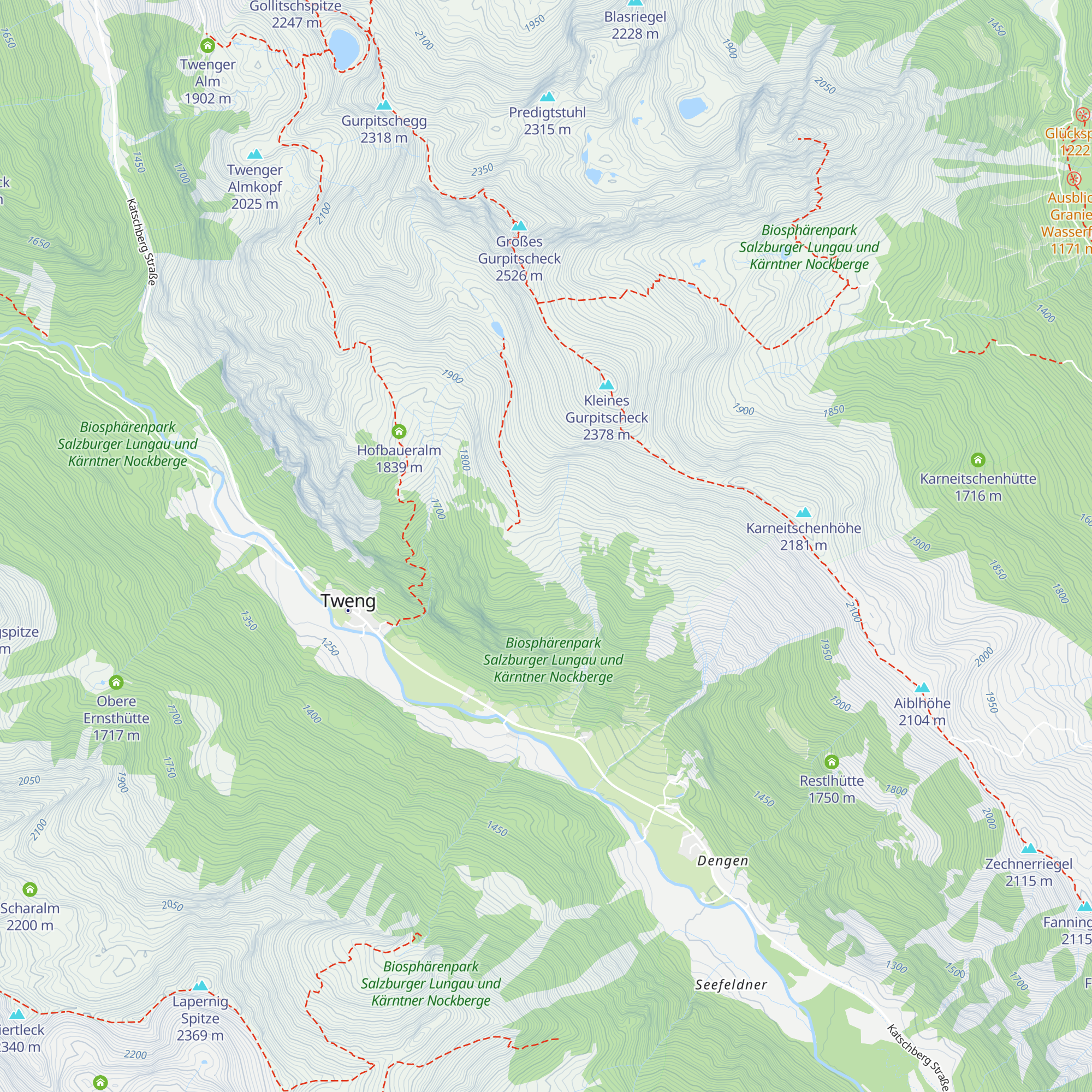 Graggaberalm map