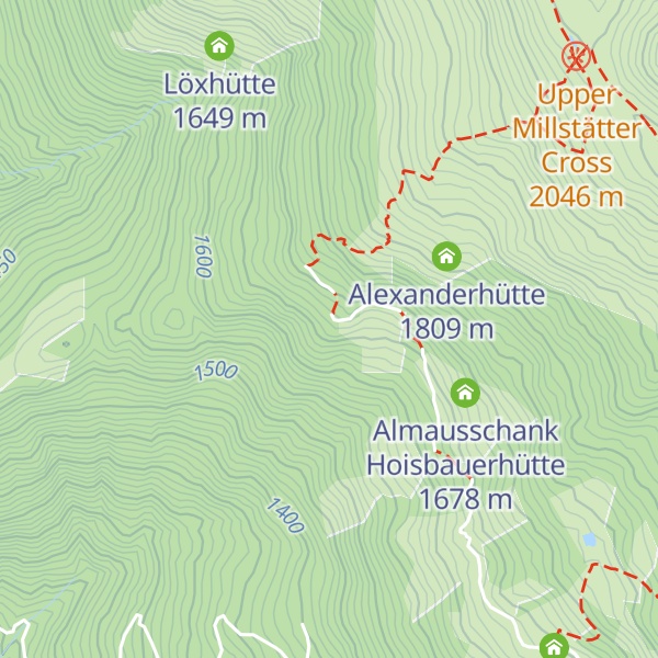 Map of Jagerhütte